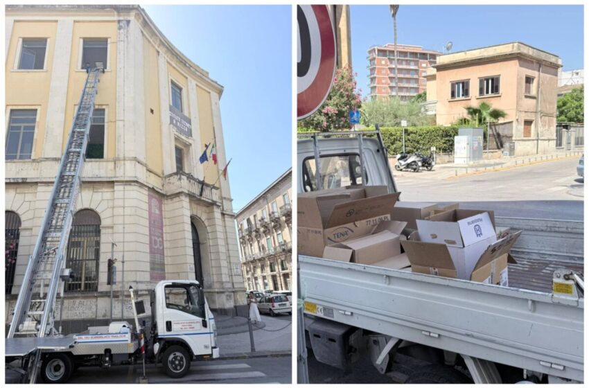  Iniziato il trasloco del Rizza, via i primi 50 banchi. Monta la polemica, il Libero Consorzio: “Avanti così”